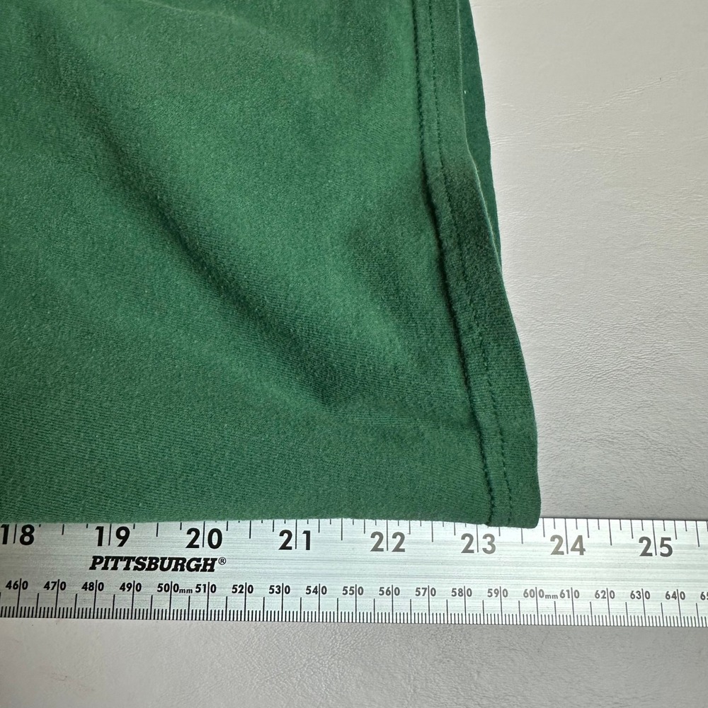 Adidas Mens XL Forest Green Short Sleeve Graphic Logo‎ T-Shirt Athletic Tee - Picture 6 of 6